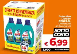 Ipercoop Radenza Detersivo liquido General Universale offerta