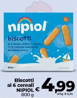 Ipercoop Radenza Biscotti Nipiol offerta