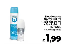 Ipercoop Radenza Deodorante INFASIL offerta