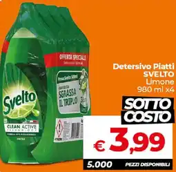 Ipercoop Radenza Detersivo Piatti Svelto Limone offerta