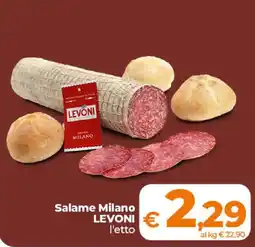 Ipercoop Radenza Salame Milano Levoni offerta