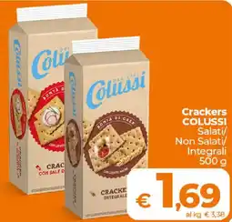 Ipercoop Radenza Crackers Colussi offerta