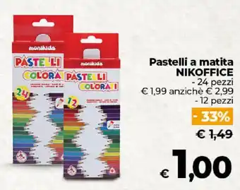 Pastelli a matita NIKOFFICE