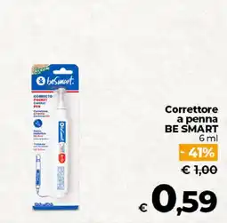 Ipercoop Radenza Correttore a penna Be Smart offerta