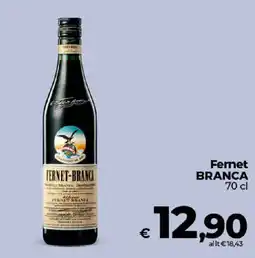Ipercoop Radenza Fernet Branca offerta