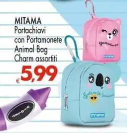 Despar Portachiavi con Portamonete Animal Bag Charm assortiti offerta