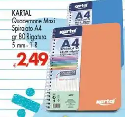 Despar Kartal Quadernone Maxi offerta