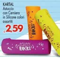 Despar Kartal astuccio con cerniera in silicone colori assortiti offerta