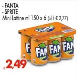 Despar Mini lattine Fanta offerta