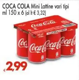 Despar Coca Cola Mini Lattine offerta