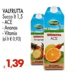 Despar Valfrutta Succo Ananas ACE offerta
