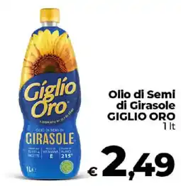Ipercoop Radenza Olio di Semi di Girasole Giglio Oro offerta