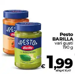 Ipercoop Radenza Pesto Barilla offerta