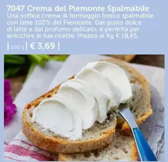 Bofrost 7047 Crema del Piemonte Spalmabile offerta