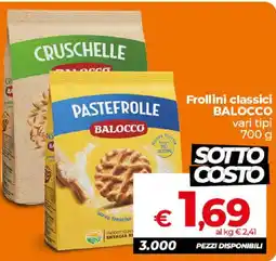 Ipercoop Radenza Frollini classici Balocco offerta