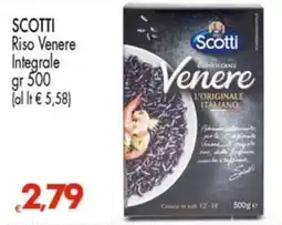 Despar Scotti Riso Venere Integrale offerta