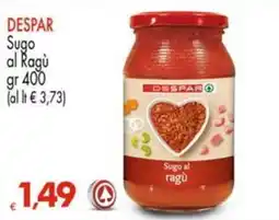 Despar Despar Sugo al ragù offerta