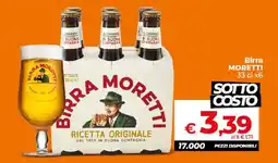 Ipercoop Radenza Birra Moretti offerta