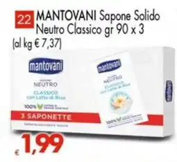 Despar Mantovani Sapone Solido Neutro Classico offerta