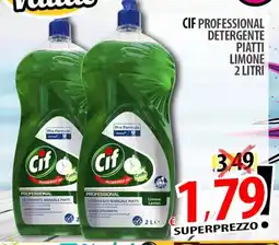 Il Genio Supermercato Cif professional detergente piatti limone offerta