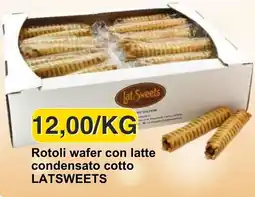 Mix Markt Rotoli wafer con latte condensato cotto LATSWEETS offerta