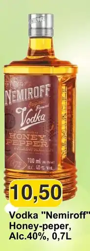 Mix Markt Vodka Nemiroff Honey-peper offerta