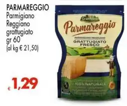 Despar Parmareggio Parmigiano Reggiano grattugiato offerta