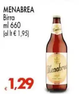 Despar Menabrea Birra offerta