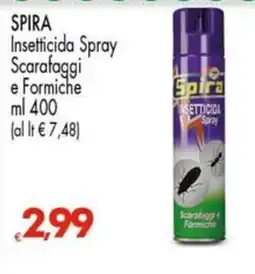 Despar Spira Insetticida Spray Scarafaggi e Formiche offerta