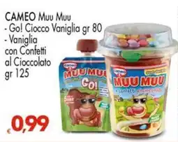Despar Cameo Muu Muu Go! Ciocco Vaniglia offerta