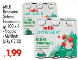 Despar milk benessere Sistema Immunitario offerta