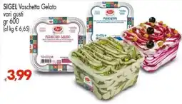 Despar SIGEL Vaschetta Gelato offerta