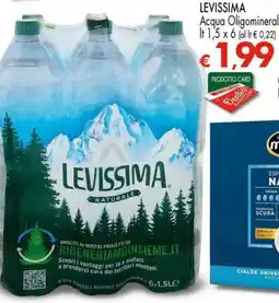 Despar Levissima Acqua Oligominerale Naturale offerta