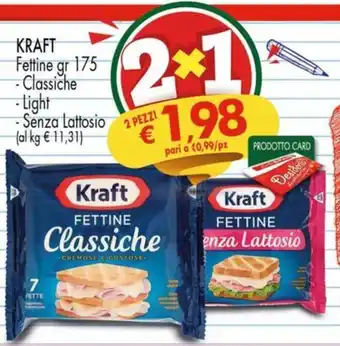 Kraft Fettine Classiche/Light/Senza Lattosio