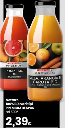 Despar Premium Despar Nettare 100% Bio vari tipi offerta