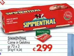 Despar Simmenthal Carne in Gelatina offerta