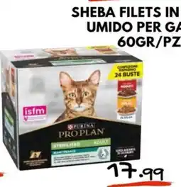 MEGA Sheba filets in umido per gatti sterilizzati offerta