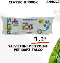MEGA Salviettine detergenti pet talco offerta