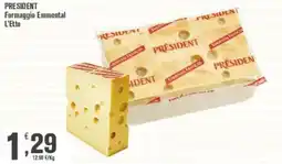 Conté Supermercati Formaggio Emmental President offerta