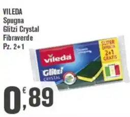 Conté Supermercati Vileda spugna Glitz Crystal fibraverde offerta