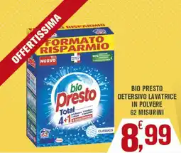 Conté Supermercati Bio Presto Detersivo Lavatrice in Polvere offerta