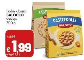 Frollini classici Balocco