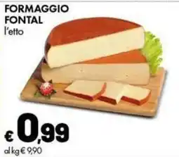 Supermercati Vinci Formaggio Fontal offerta