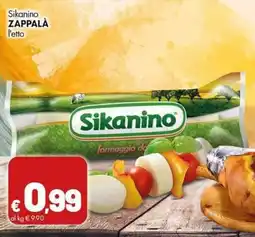Supermercati Vinci Sikanino formaggio da offerta