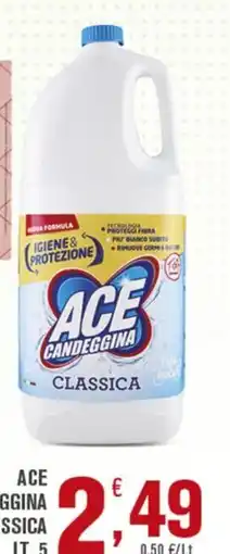 Conté Supermercati Ace candeggina classica offerta