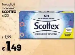 Supermercati Vinci Tovaglioli monovelo Scottex offerta