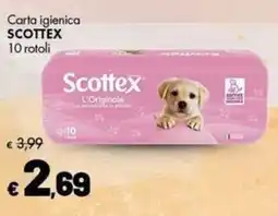 Supermercati Vinci Carta igienica Scottex offerta