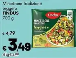 Supermercati Vinci Minestrone Tradizione Leggero Findus offerta