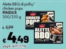 Supermercati Vinci Alette BBQ di pollo FINDUS offerta