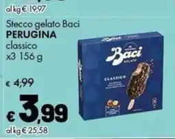 Supermercati Vinci Stecco gelato Baci PERUGINA classico offerta